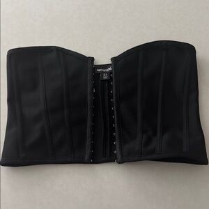 PrettyLittleThing Black Strapless Bustier